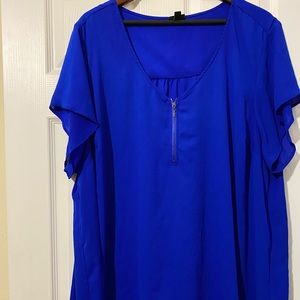 🔥SOLD🔥 Torrid Royal Blue Blouse